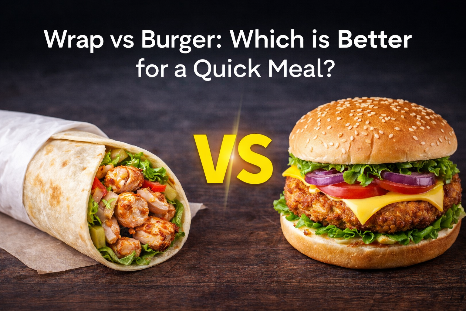 Wrap vs Burger: Which is Better for a Quick Meal?