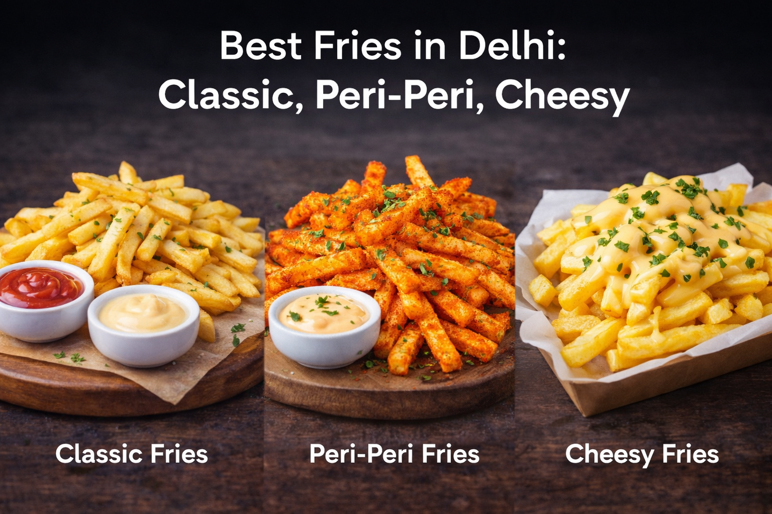 Best Fries in Delhi: Classic, Peri-Peri, Cheesy