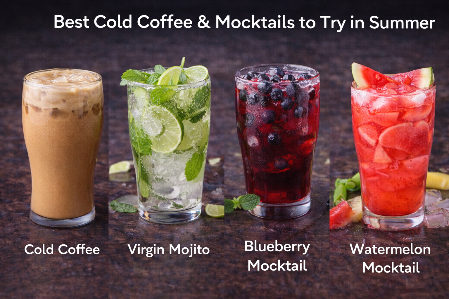 Best Cold Coffee & Mocktails to Try in Summer