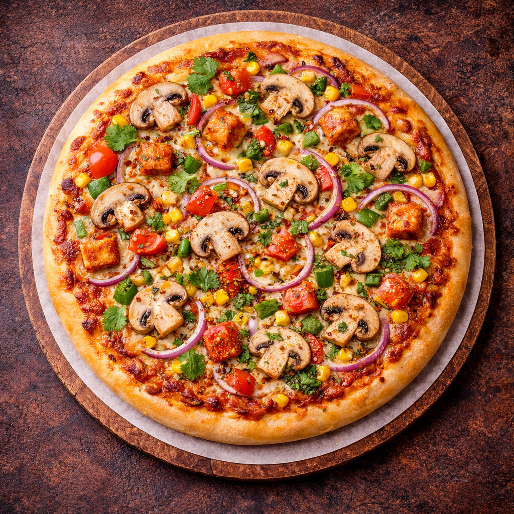Mix Veg Mushroom Pizza - Image 2
