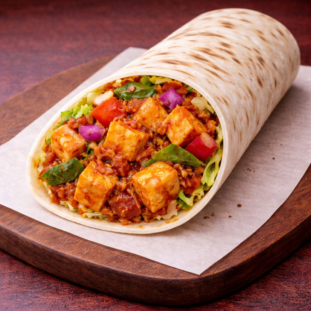 Saucy Paneer Wrap - Image 2