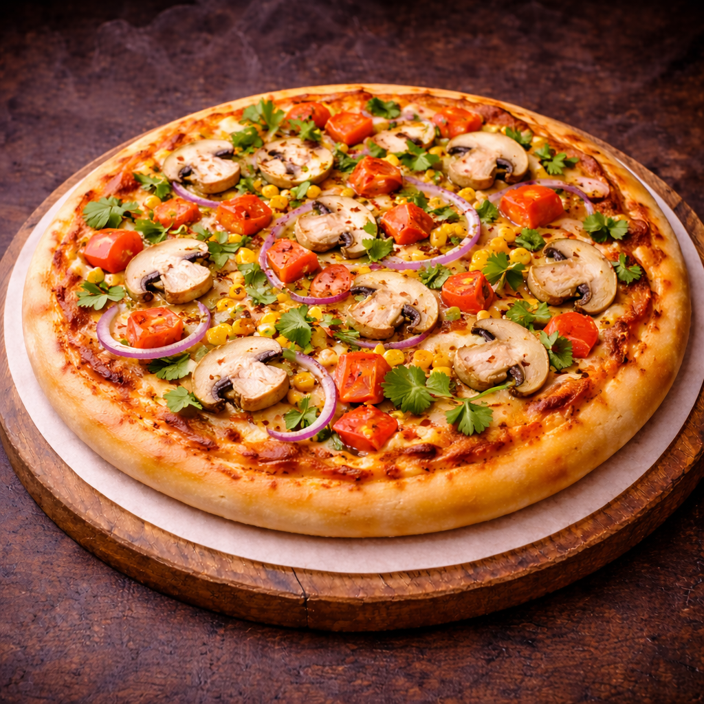 Mix Veg Mushroom Pizza